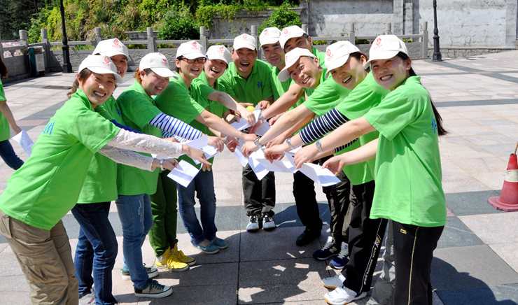 順利完成任務后的喜悅