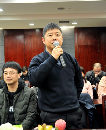 華億置業(yè)公司副總經(jīng)理、南陵華億公司總經(jīng)理馬林拜年