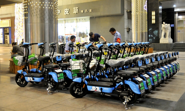 大搶節活動獎品——電動車